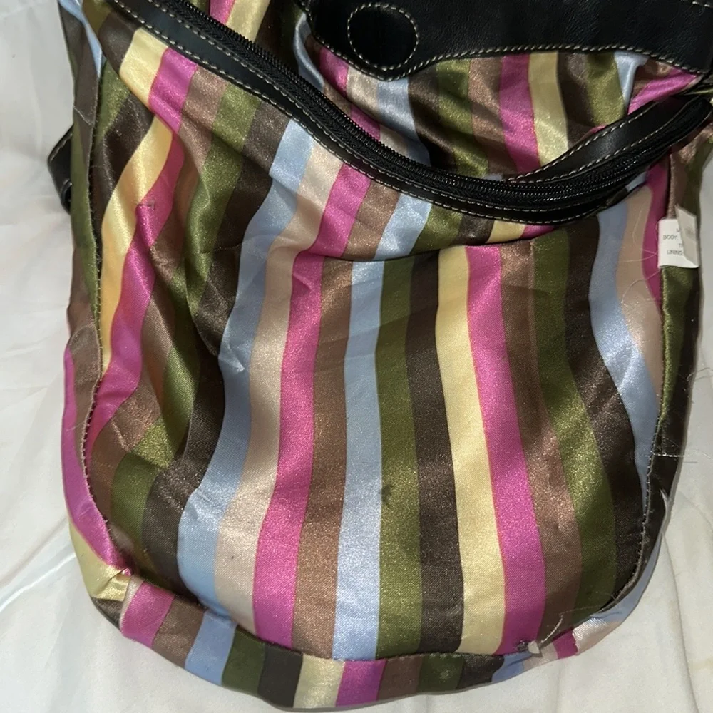 Tignanello black leather hobo bag with charms very nice destitute soft stylish - Picture 15 of 17